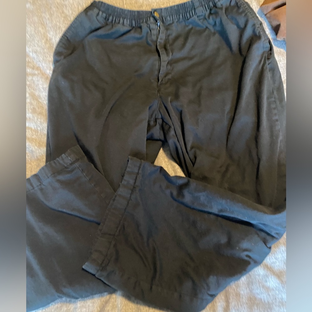 Haband’s icehouse flannel‎ lined slacks, Black Men’s size 40M